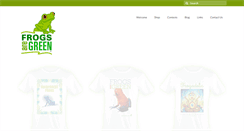 Desktop Screenshot of frogsaregreenkids.com