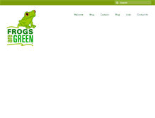 Tablet Screenshot of frogsaregreenkids.com